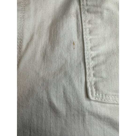 Lee Slender Secret Lower On The Waist Women's Size 14 Medium White Shorts - Picture 2 of 9